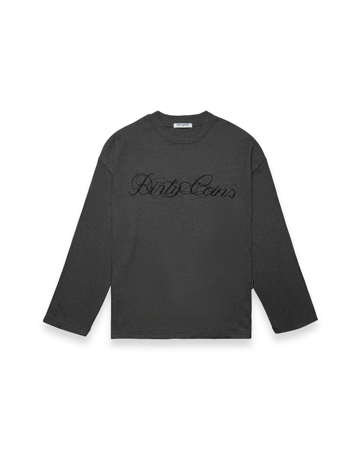 DIRTYCOINS Waffle Script 長袖 T-shirt