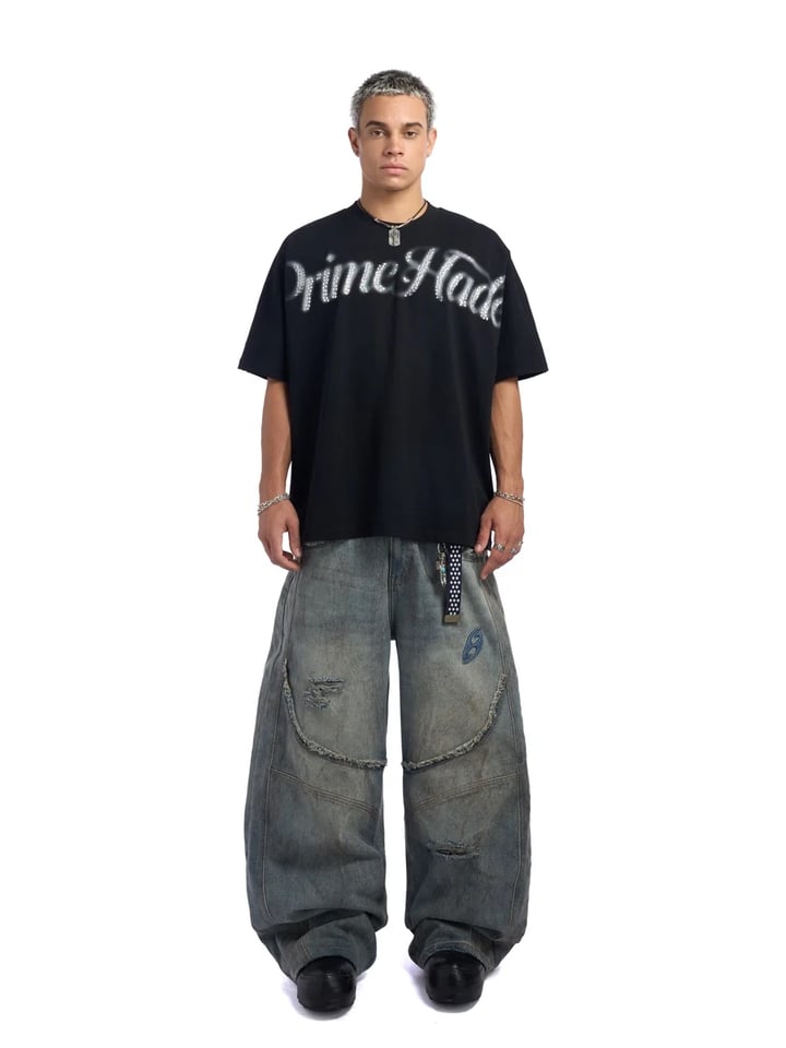 HADES Blackout Typography 印花 T-shirt
