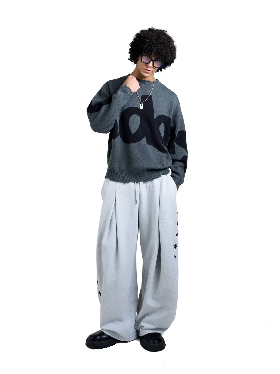HADES Rebel Knit Sweater - Grey