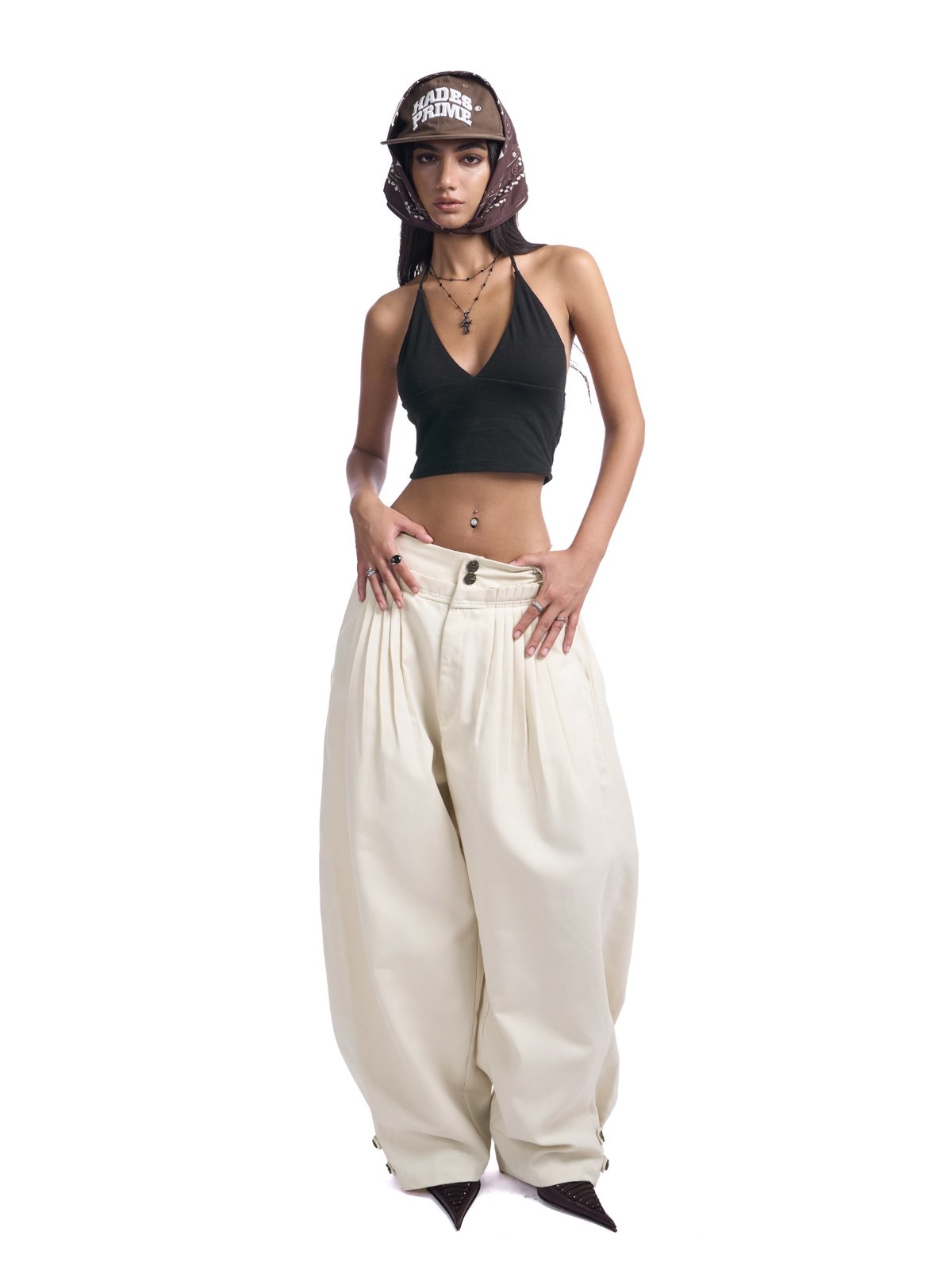 HADES VANDROS Khaki Pants - TAN
