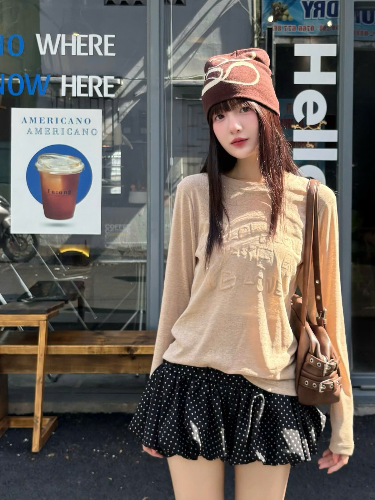KILL SYSTEM LOVE LOVE Sheer Long Sleeve Crewneck T-Shirt