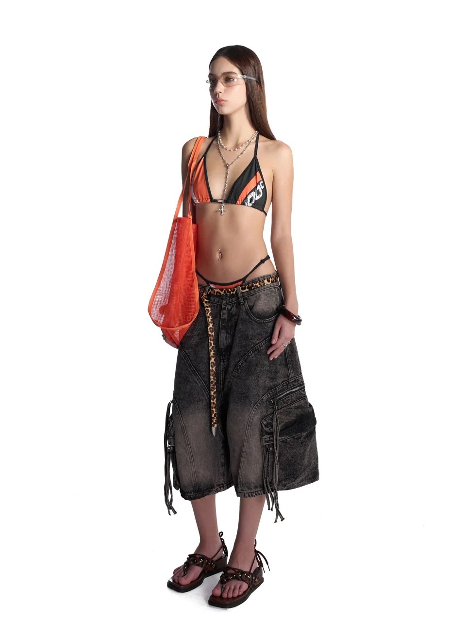 HADES Bermude Wash Jean Shorts