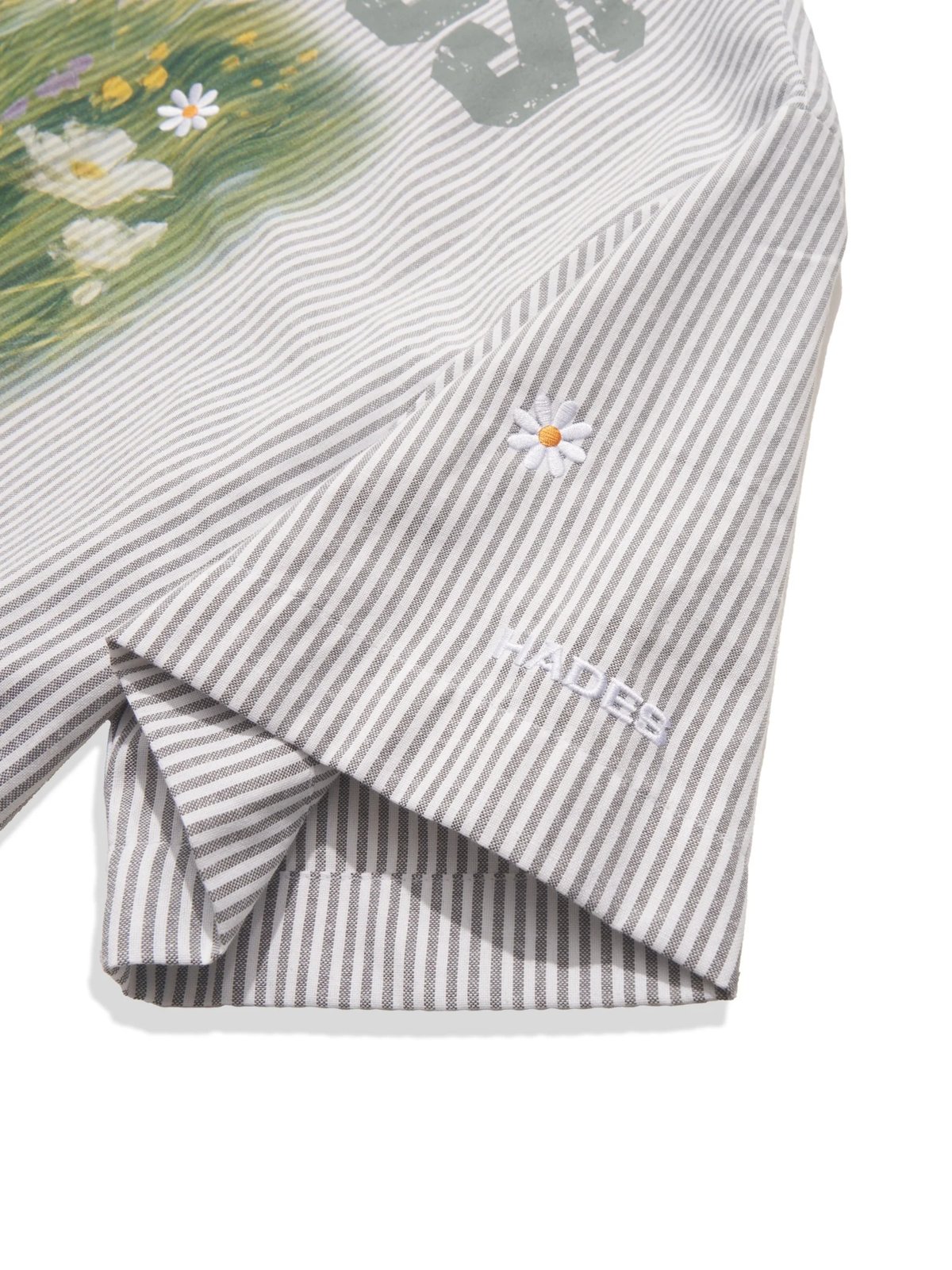 HADES LOVELESS Striped Short Sleeve Shirt