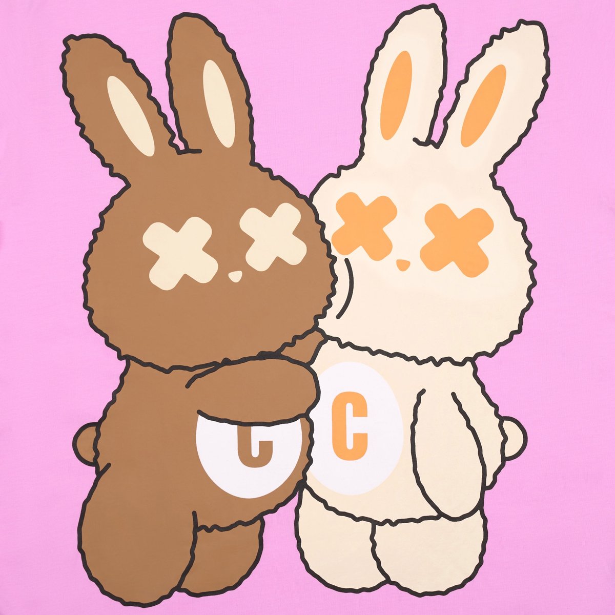 BAD RABBIT Dreamer Collection Rabbit Hug Graphic Tee