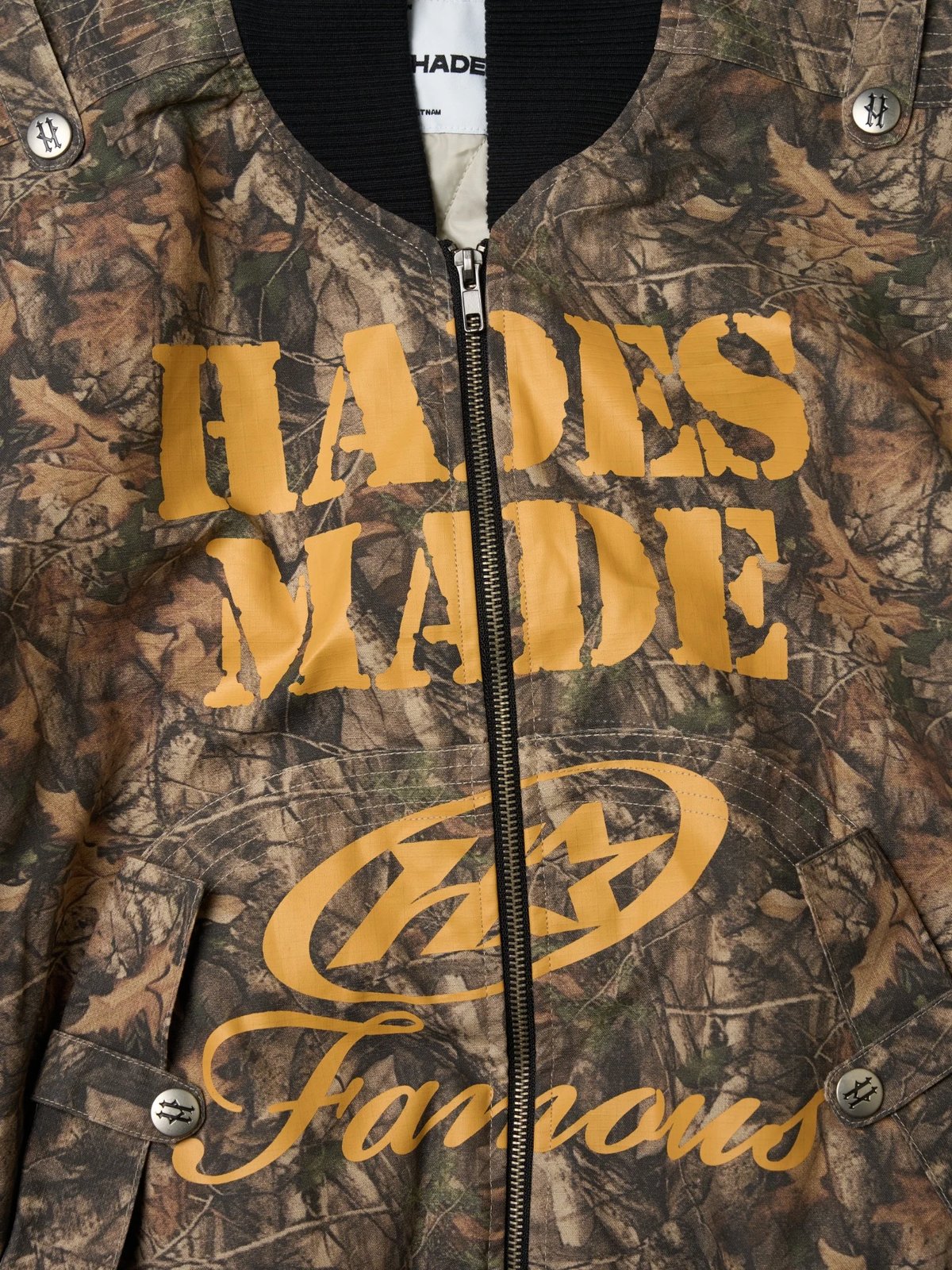 HADES Camo 迷彩蓬鬆飛行夾克