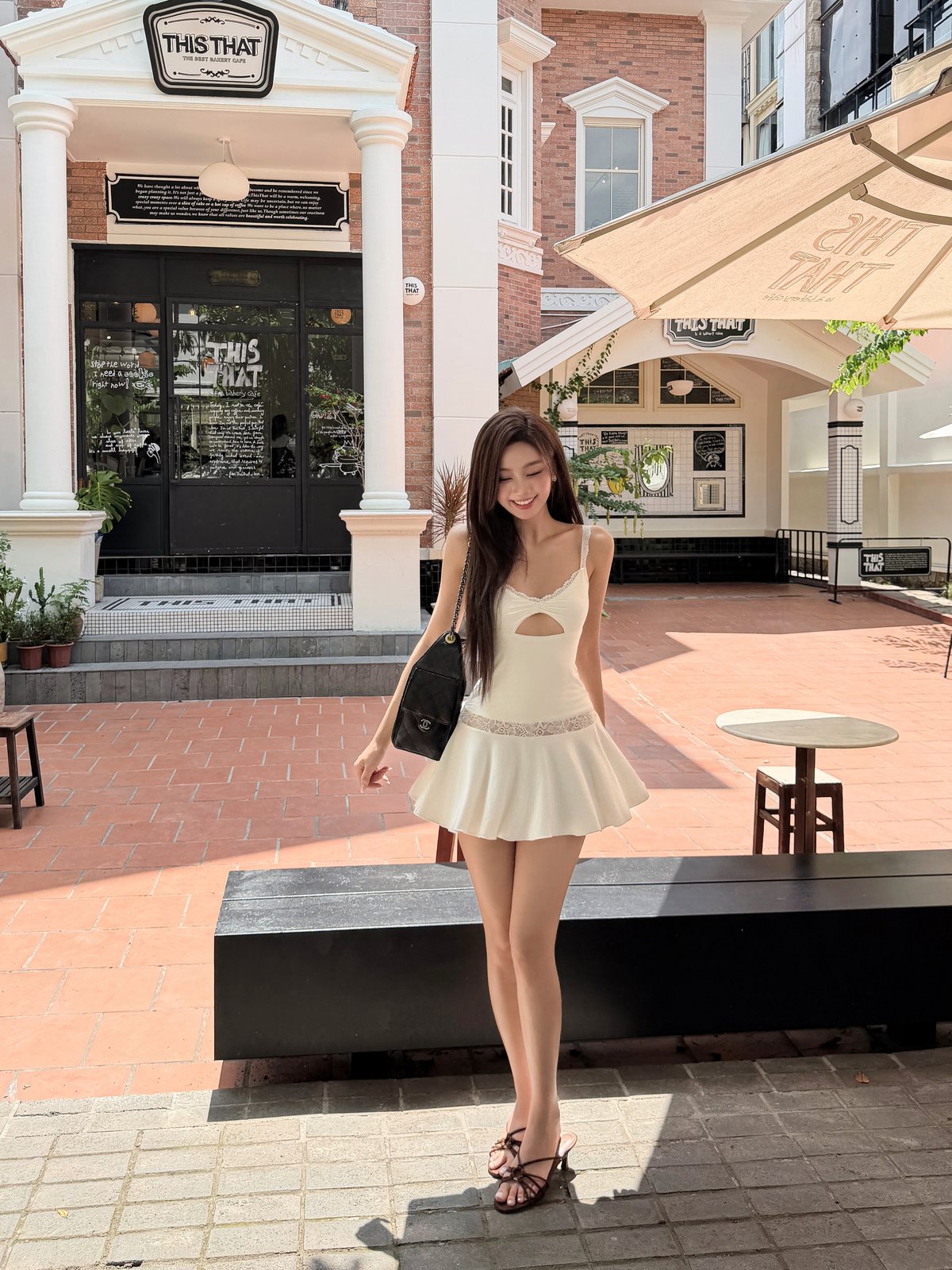 Maikaa Studio Duty Dress White Summer Mini Dress