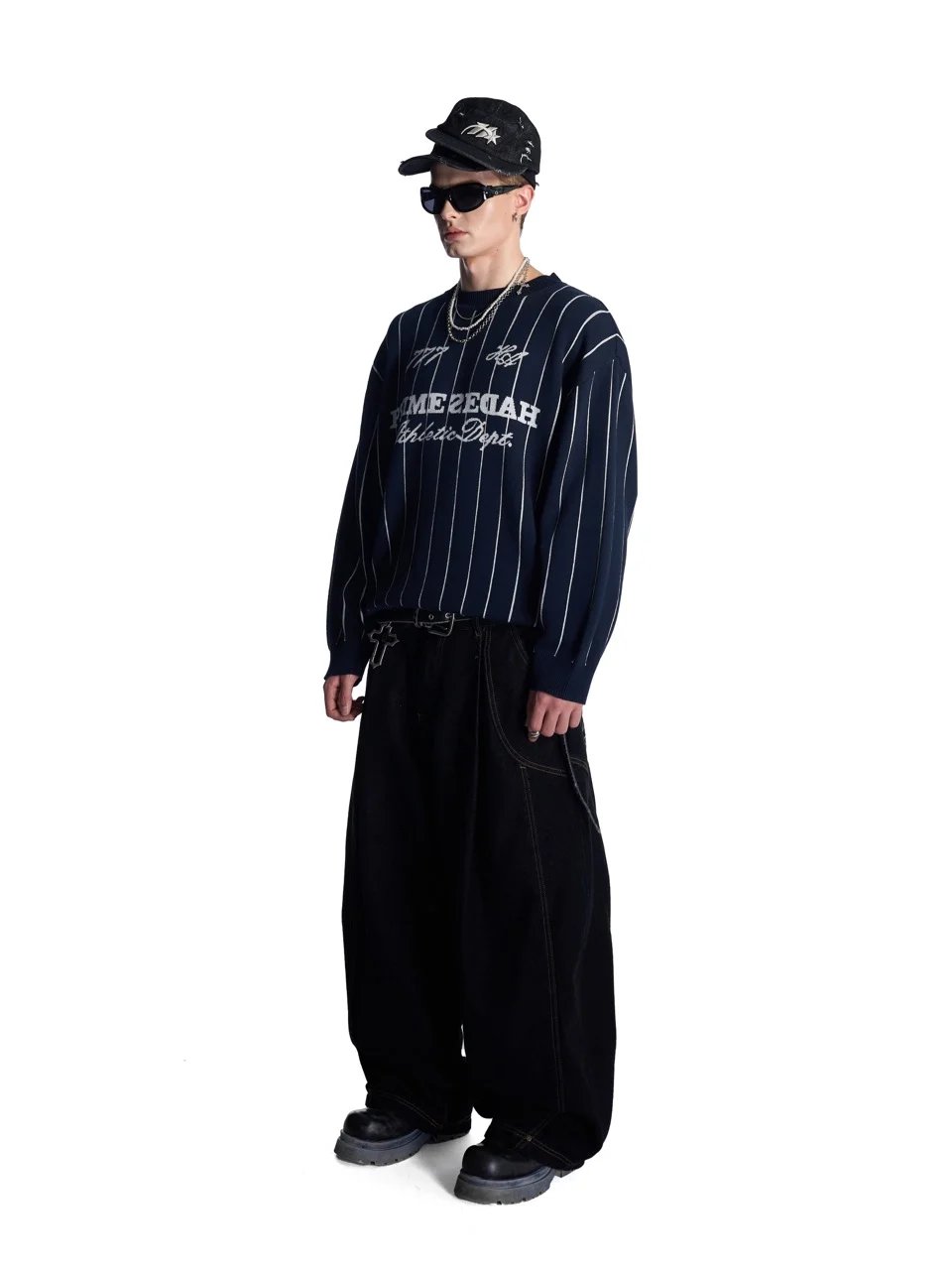 HADES PRIMES Stripe Knit Sweater