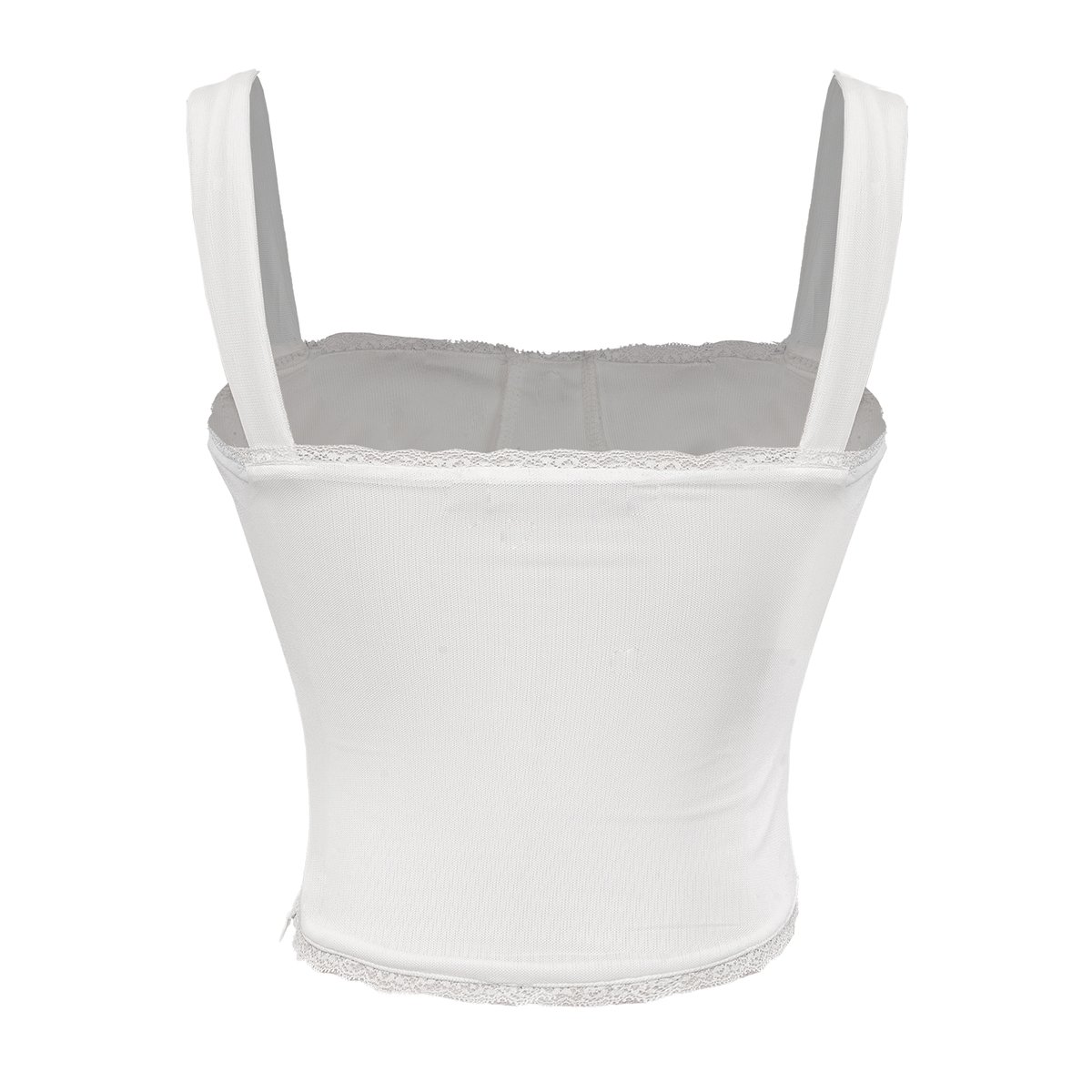 SISTERS Fannie Corset Style Croptop with Lace Trim