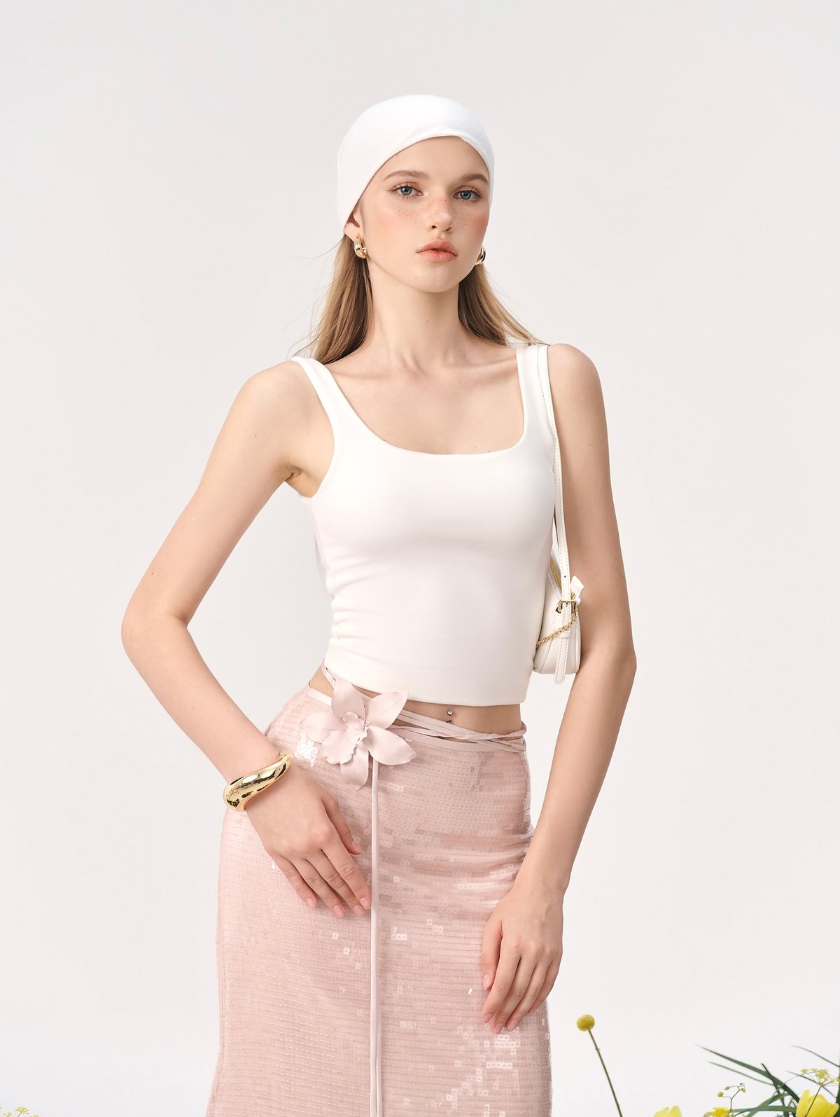 REDBEAN Mira Sequin Skirt