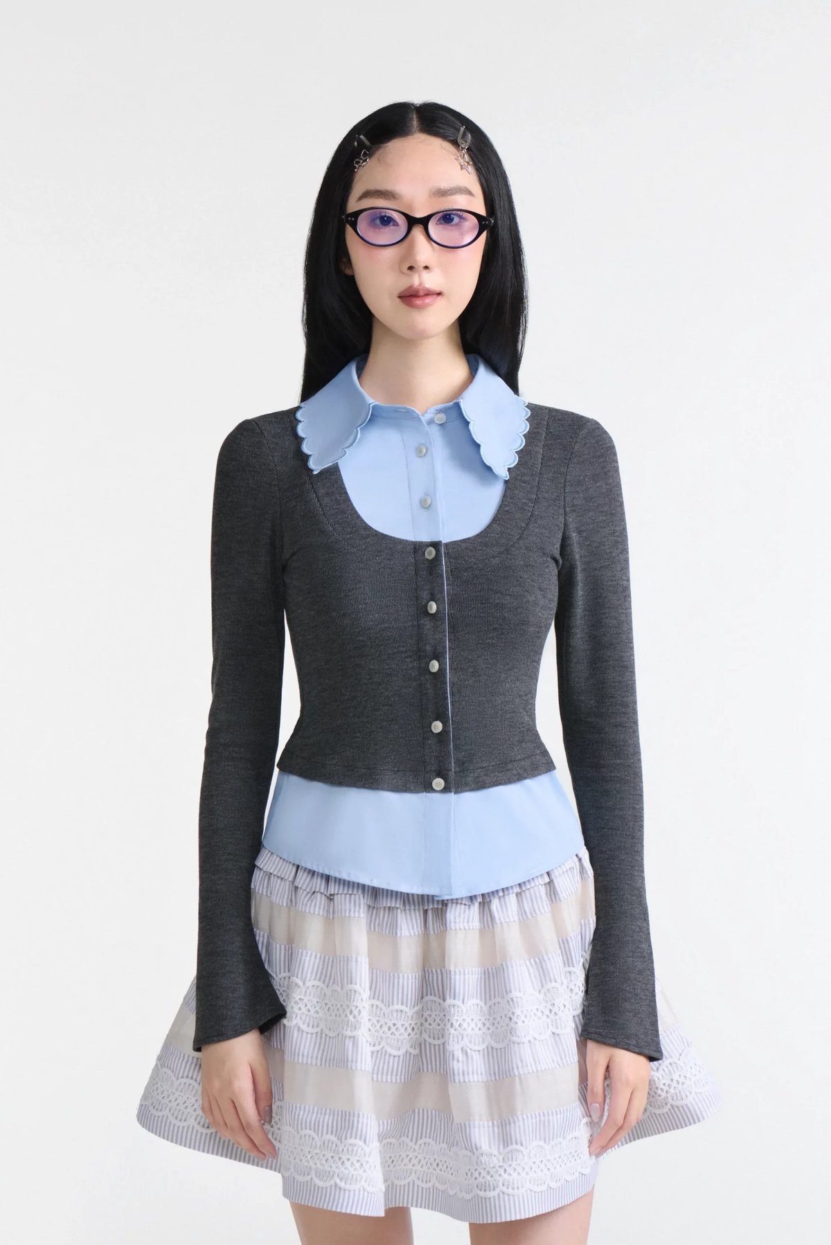 DEAR JOSÉ MERCURY Long-Sleeve Knit Top