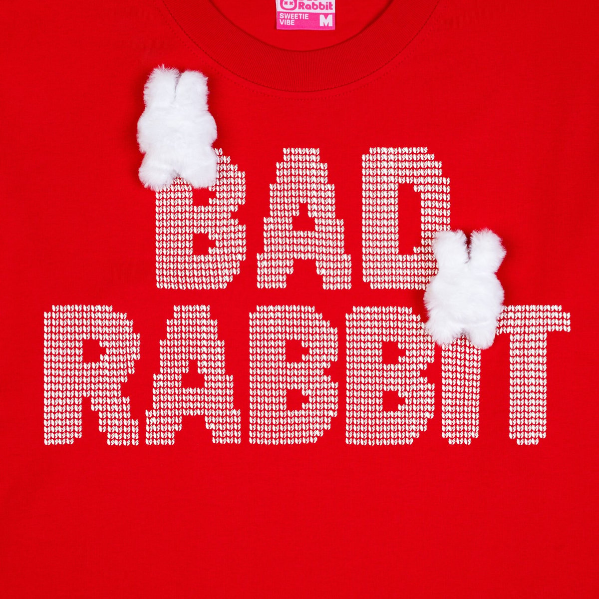 BAD RABBIT Bubbly Boxy 長袖 T-shirt 紅色