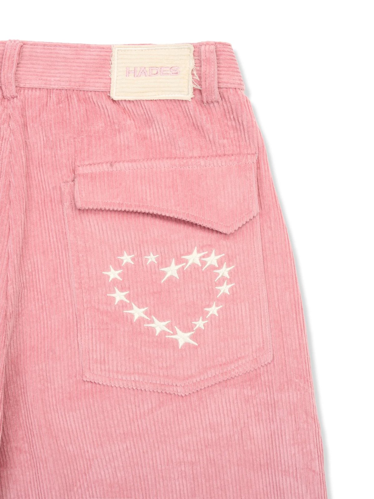 HADES Pink Stardust Corduroy Wide Leg Pants