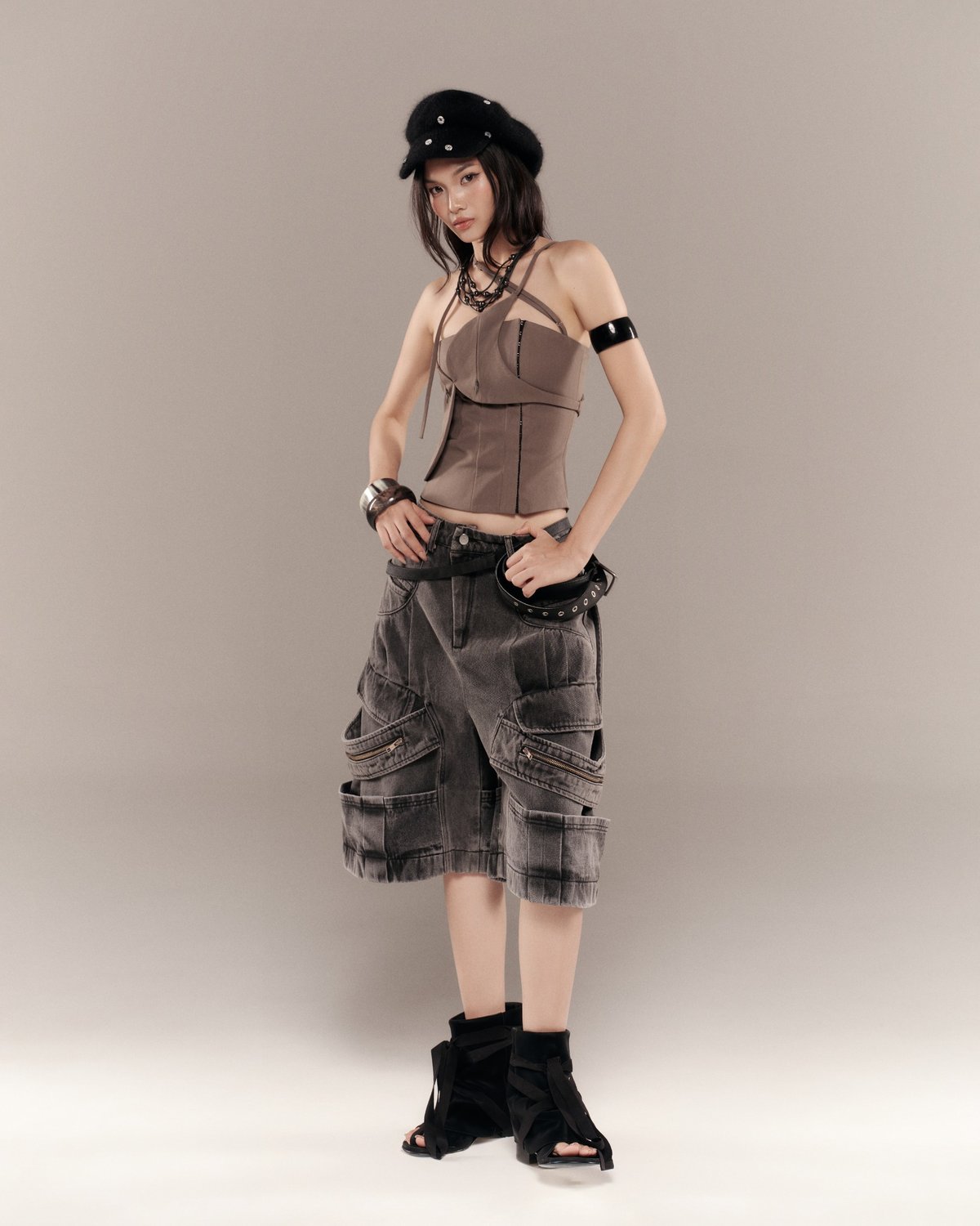Bunnyhill GASMIRA Shorts - Grey Wash