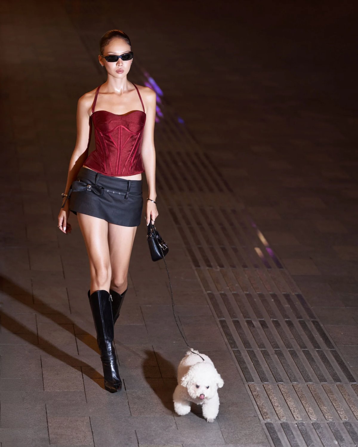 VIERY Rosso MiniSkirt