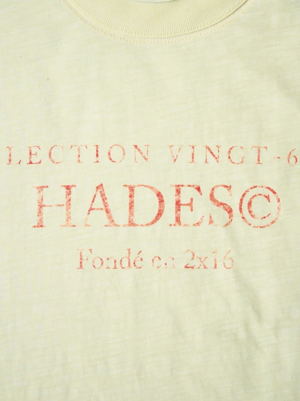 HADES ETE CLUB Tee - Yellow