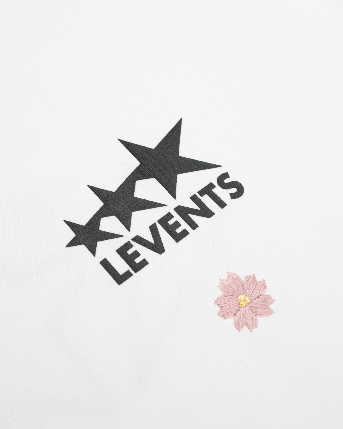 Levents® Sakura 重磅長袖 Boxy T-shirt 櫻花刺繡 寬鬆版型