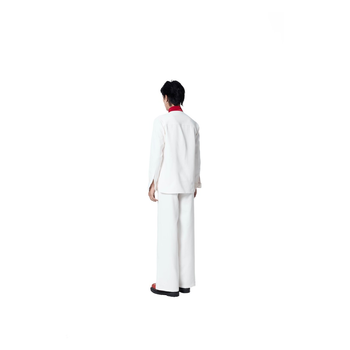 DUUSTU Cảm Nắng Couple Look Collection 1 - White Ribbed Pants