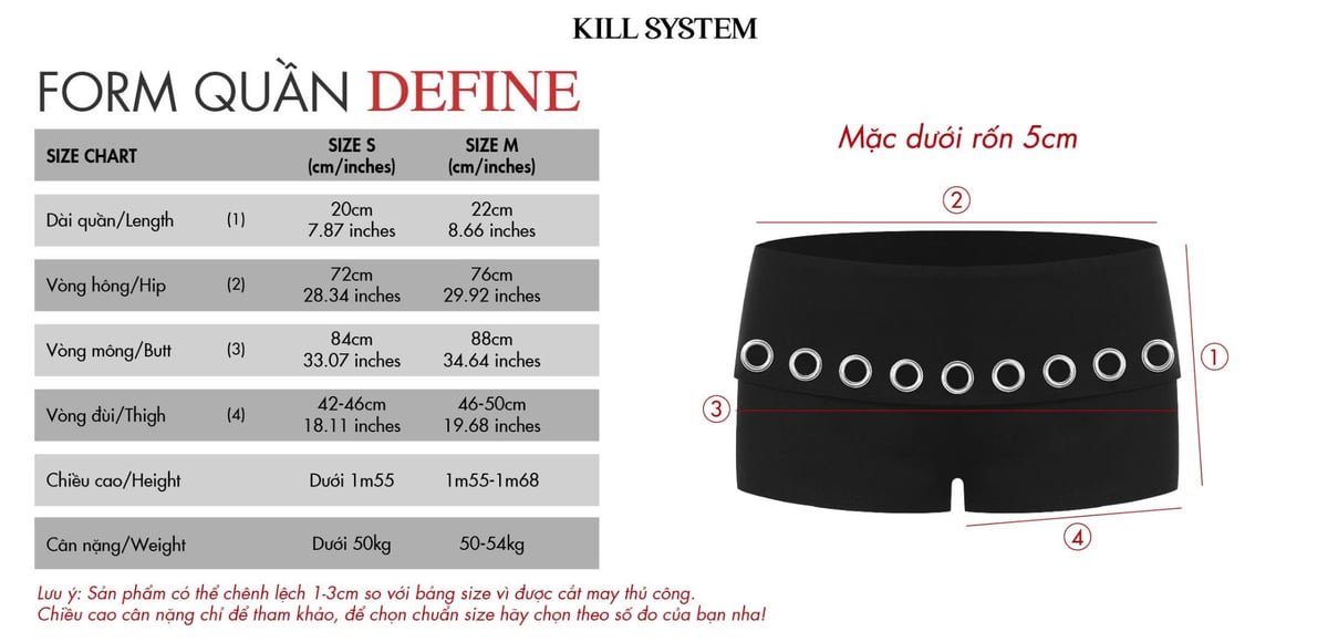 KILLSYSTEM DEFINE 性感網眼短褲