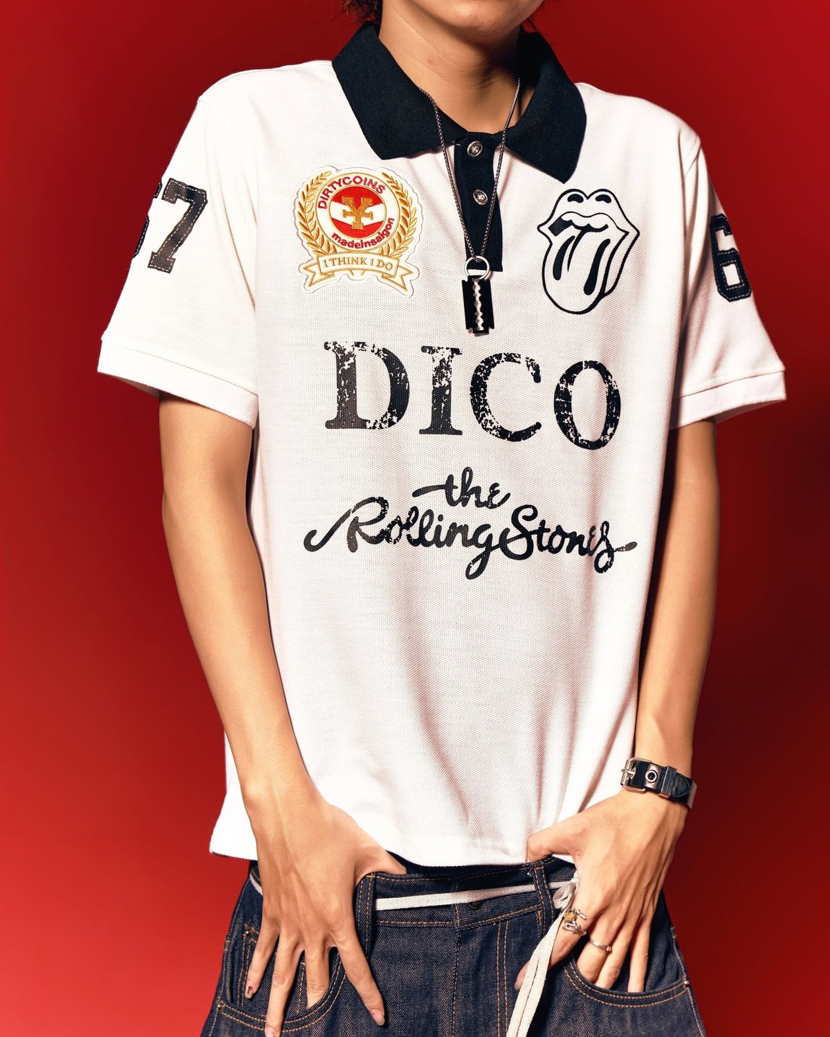 DIRTYCOINS DCxRS Classic Patches Polo Shirt