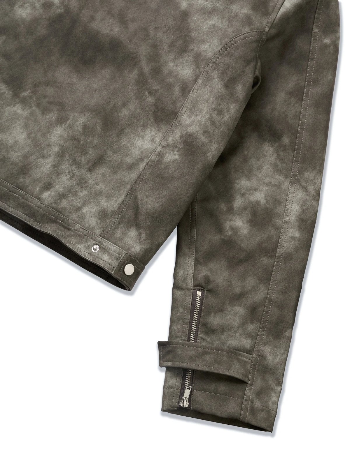 HADES Black Wax Biker Jacket
