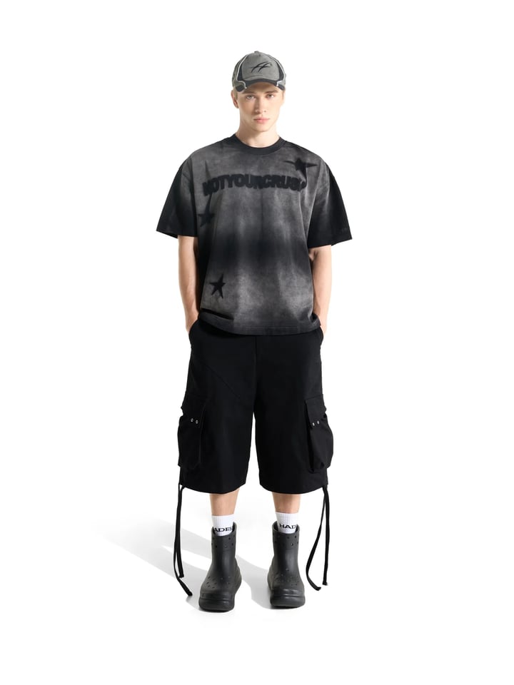 HADES NOTYOURCRUSH Wash Tee - Grey
