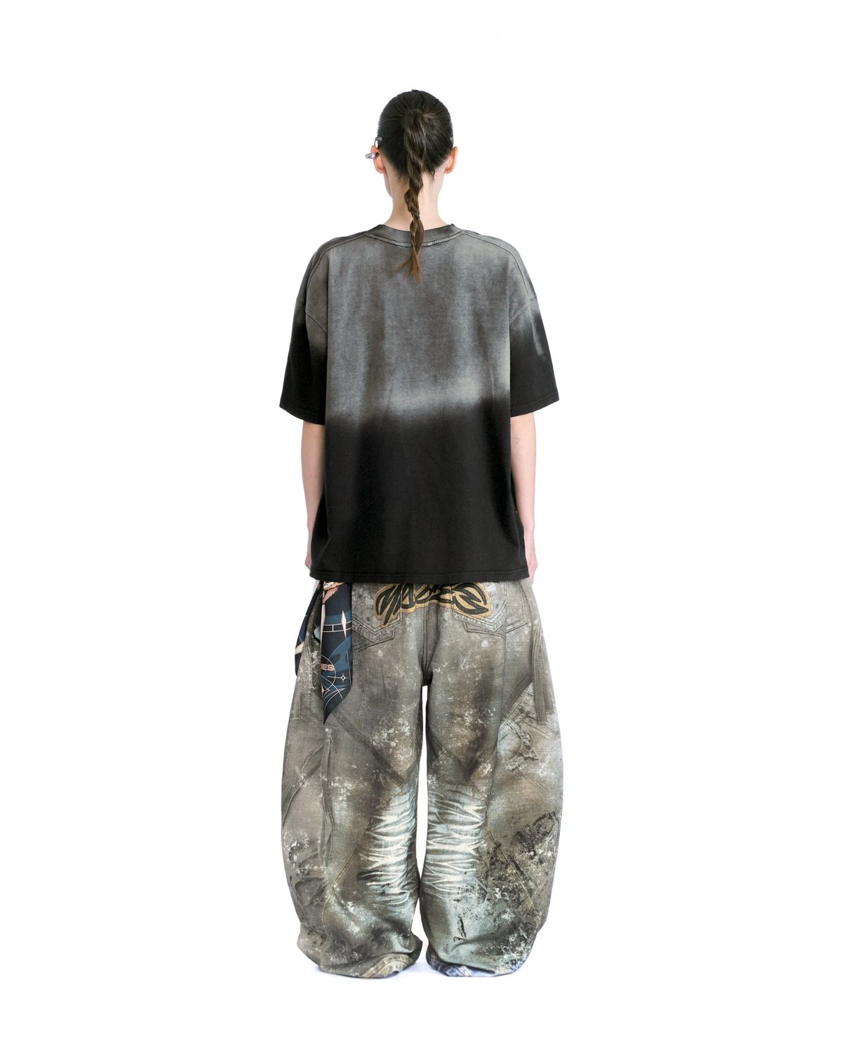HADES Matrix Wash 潮流水洗印花 T-Shirt