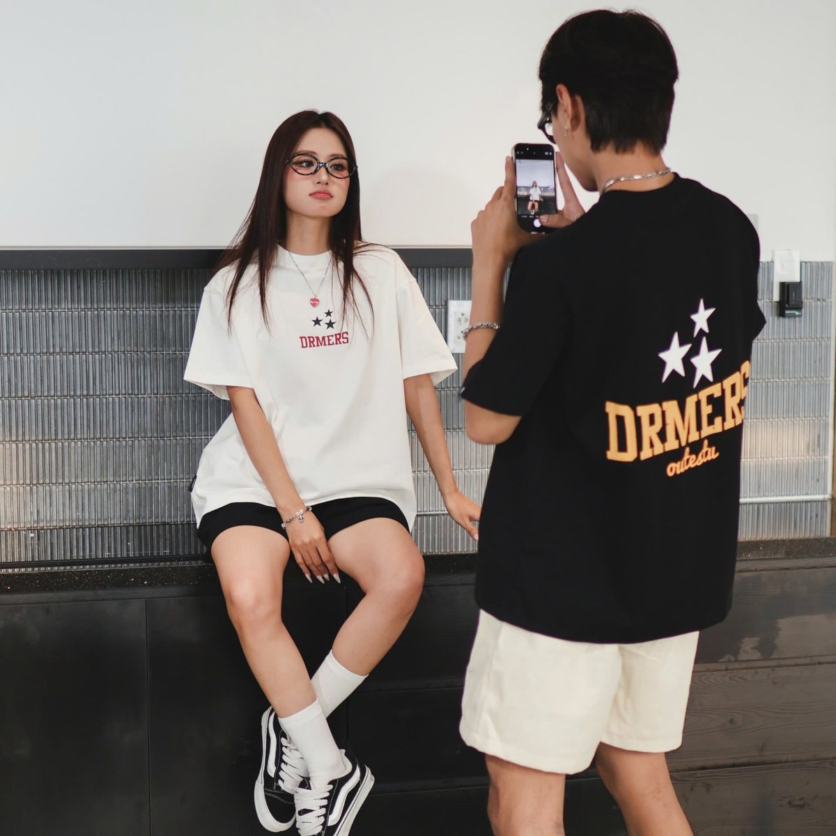 OUTERITY Tri-Star Boxy Fit T-Shirt