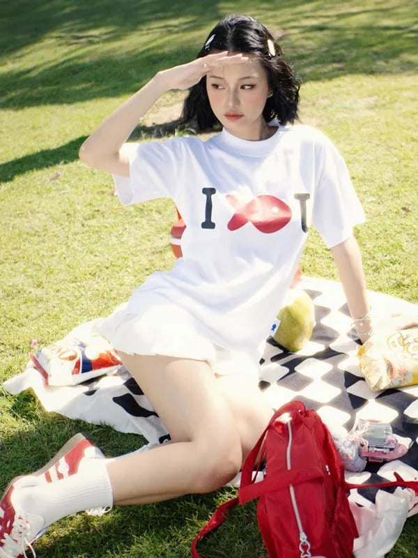 DKMV Tee I Cá U Graphic T-shirt White