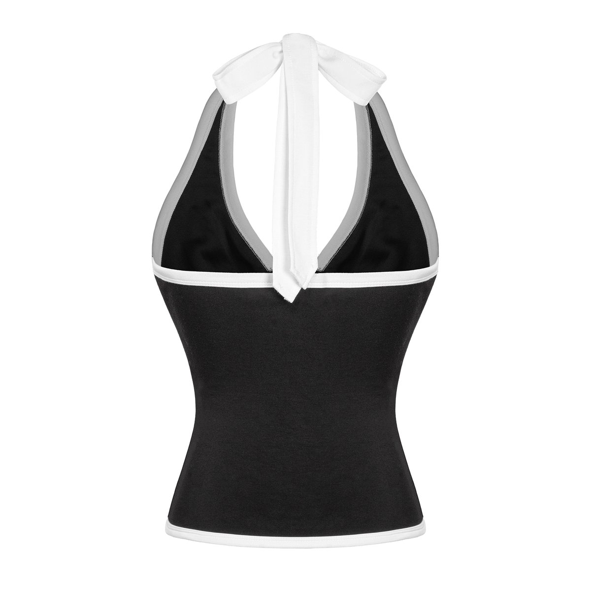 SISTERS Roline Contrast Trim Halter Top