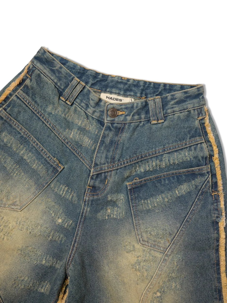 HADES Groovy Wash Denim Shorts