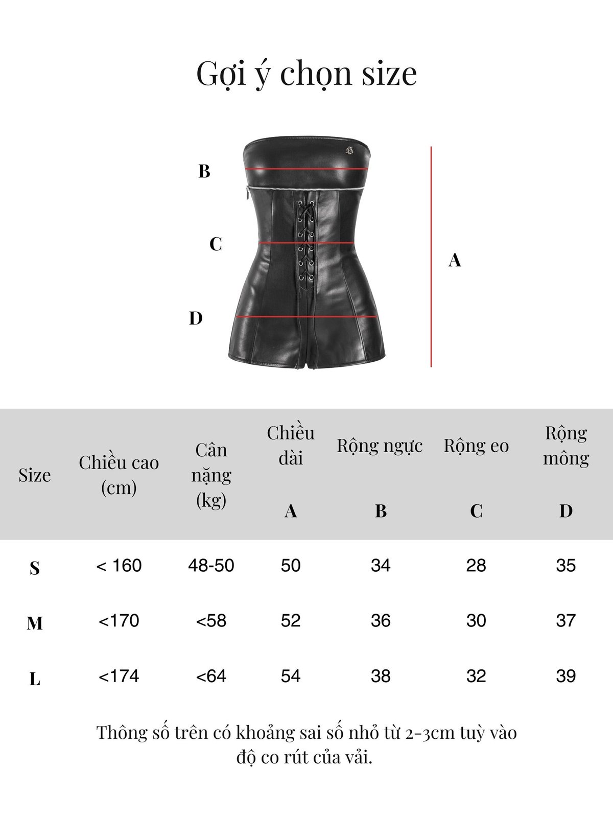 SISTERS Catherine Leather Bustier Romper