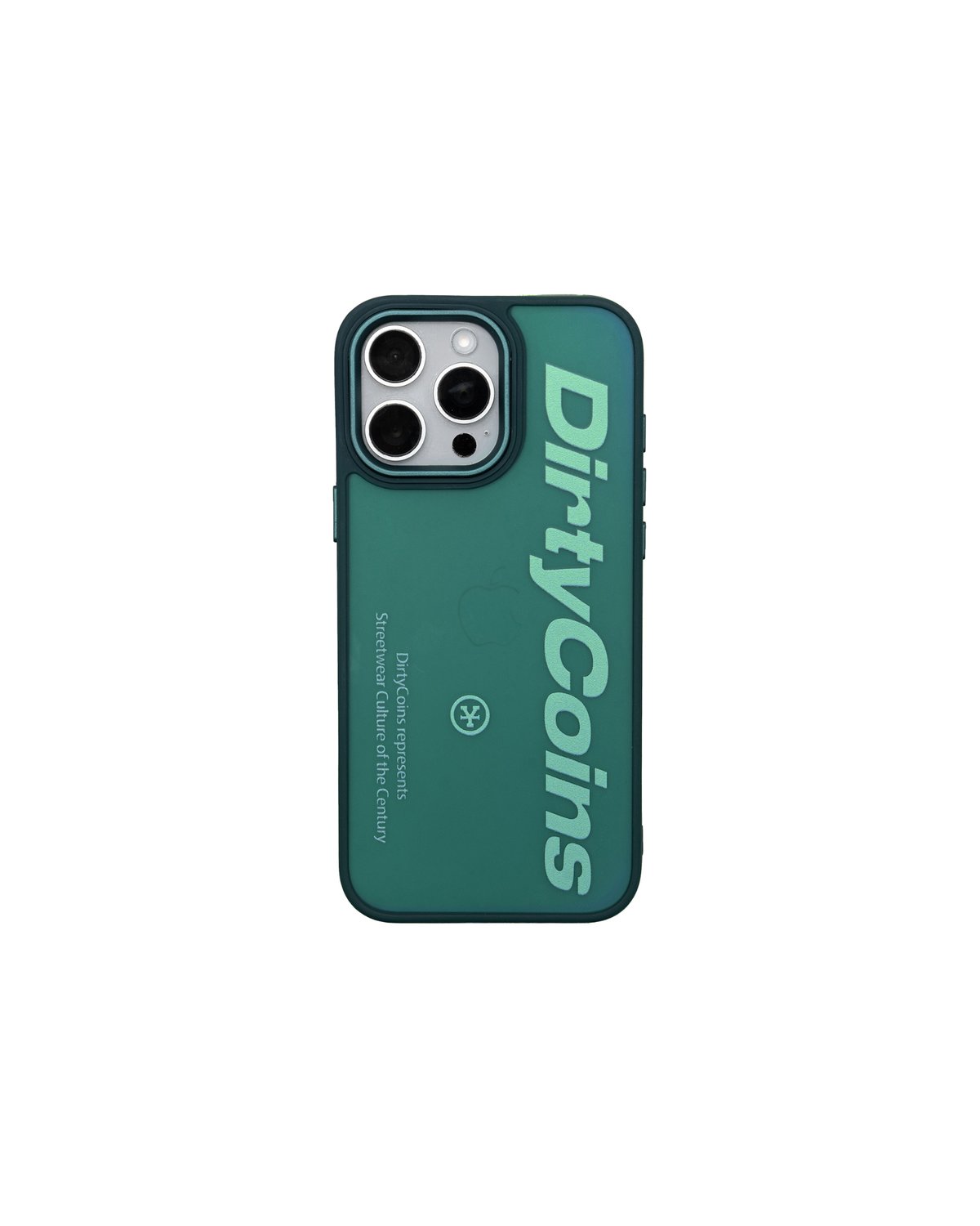 DirtyCoins Matte iPhone Case - Logo Type Green