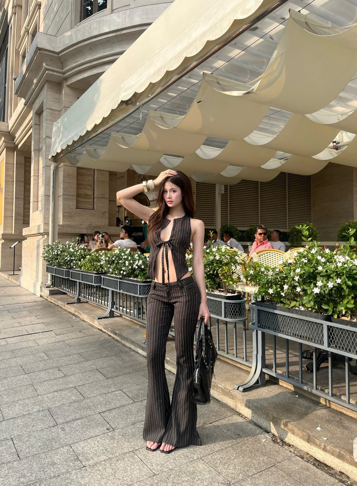KILL SYSTEM JARIN Low Rise Flared Trousers