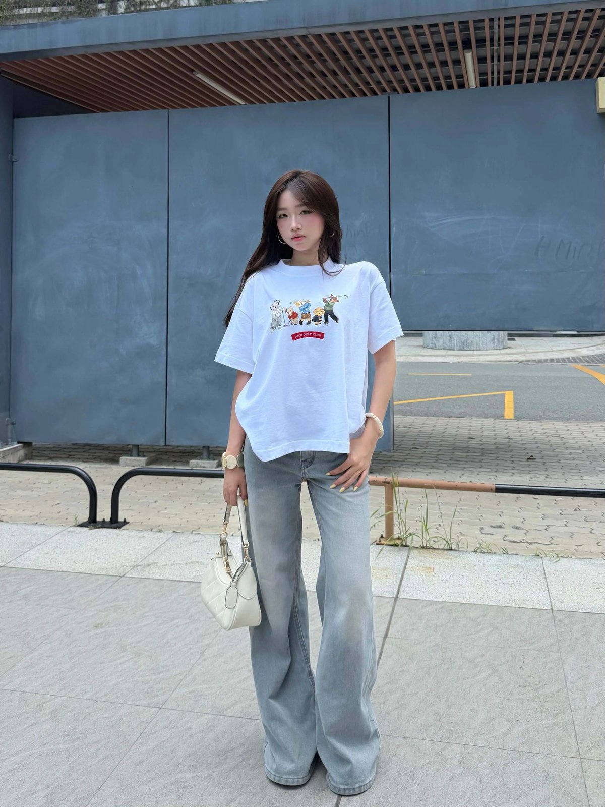 DIRTYCOINS Dico Puppies Golf Club Graphic T-shirt