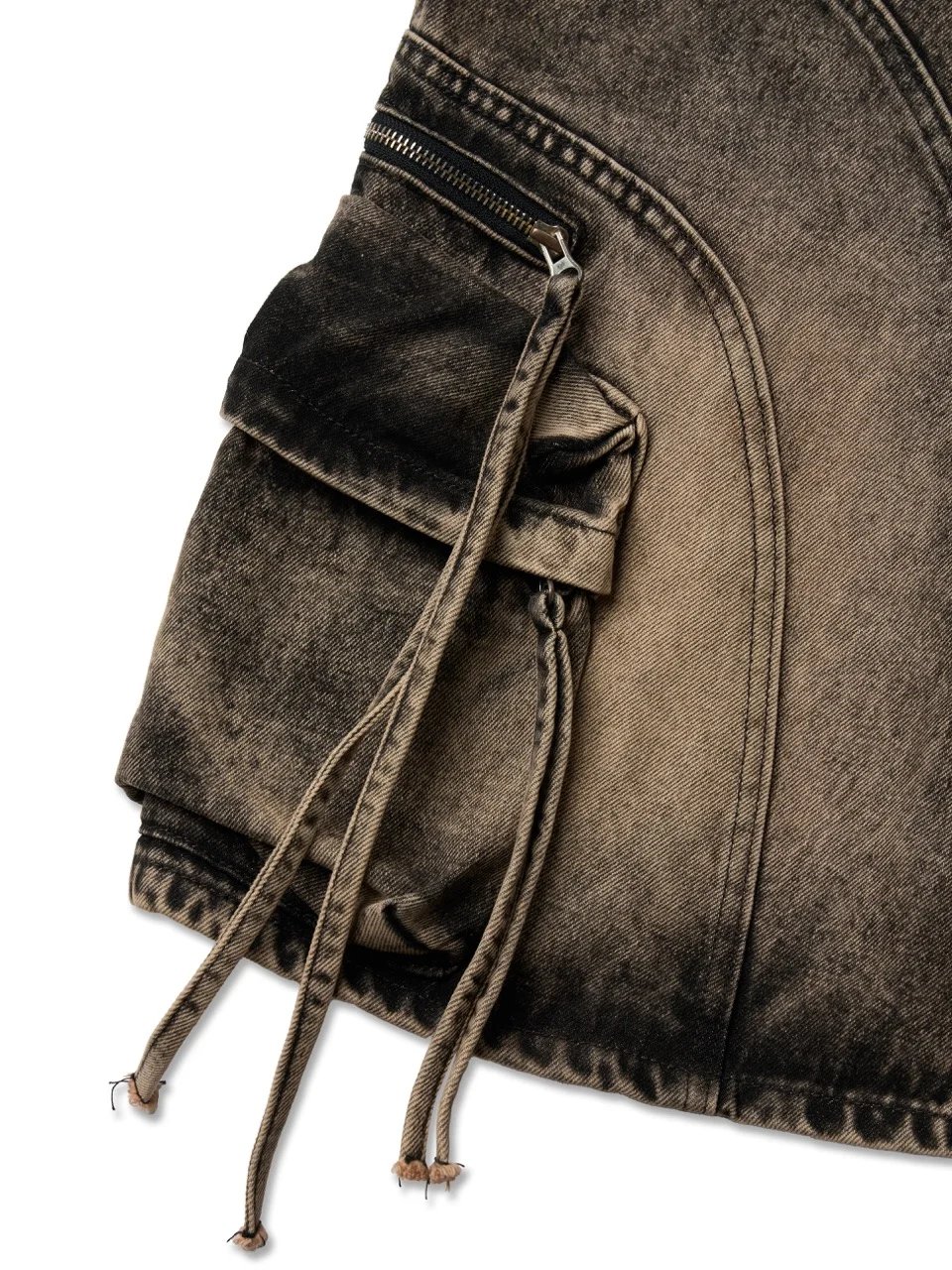 HADES Bermude Wash Jean Shorts