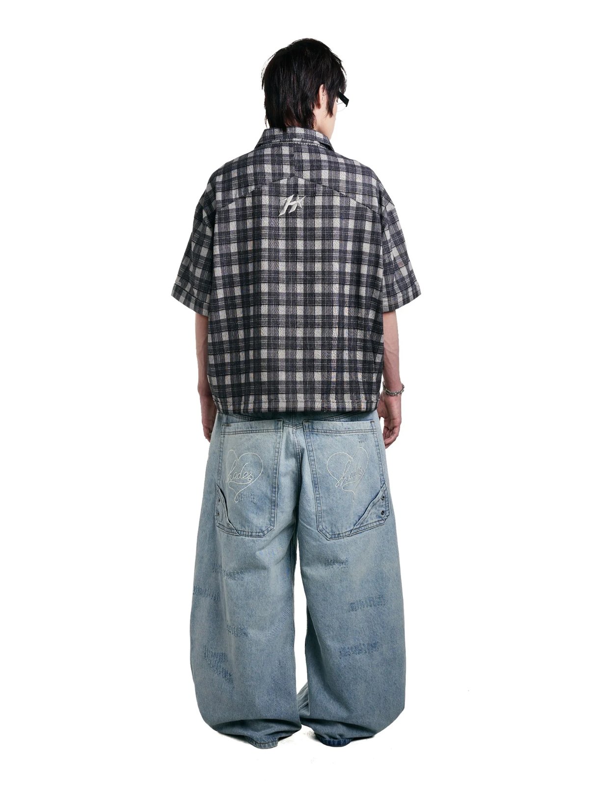 HADES Heartlock Checkered Short Sleeve Shirt