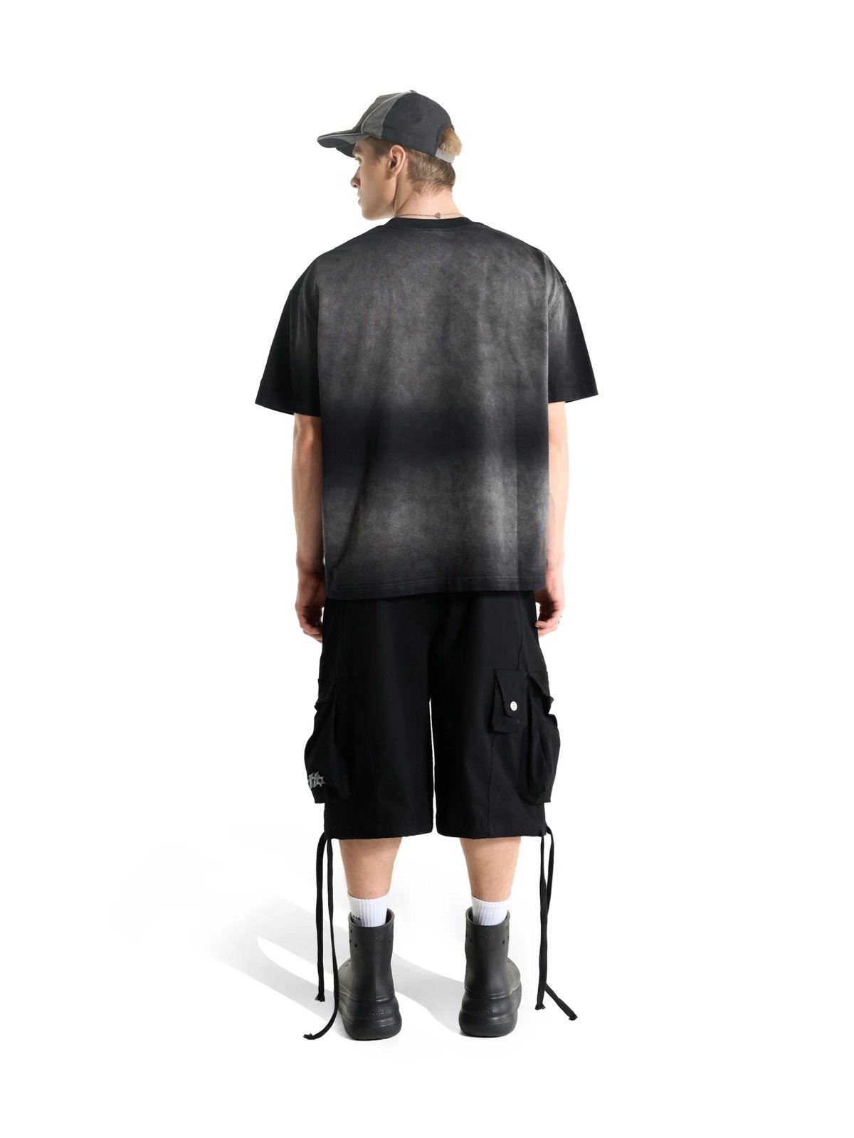 HADES NOTYOURCRUSH 水洗印花 T-shirt - 灰色
