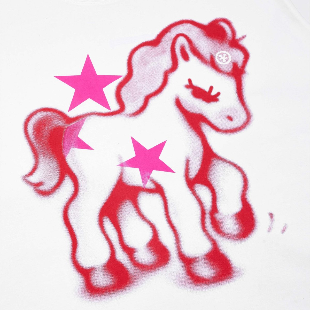 DirtyCoins Graffiti Pony Print T-Shirt