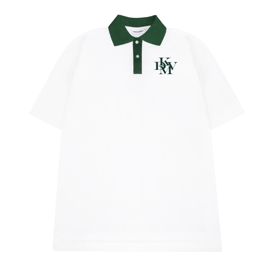 DKMV K14-T12 INTE Polo 衫 - 寬鬆版型 日常休閒 短袖 撞色