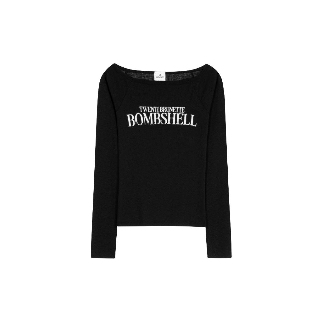 TWENTI Raplan Thin Long Sleeve Graphic Top