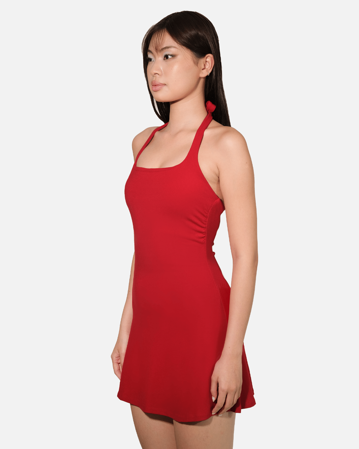 DOTTIE Macie Bow Tie Halter Dress