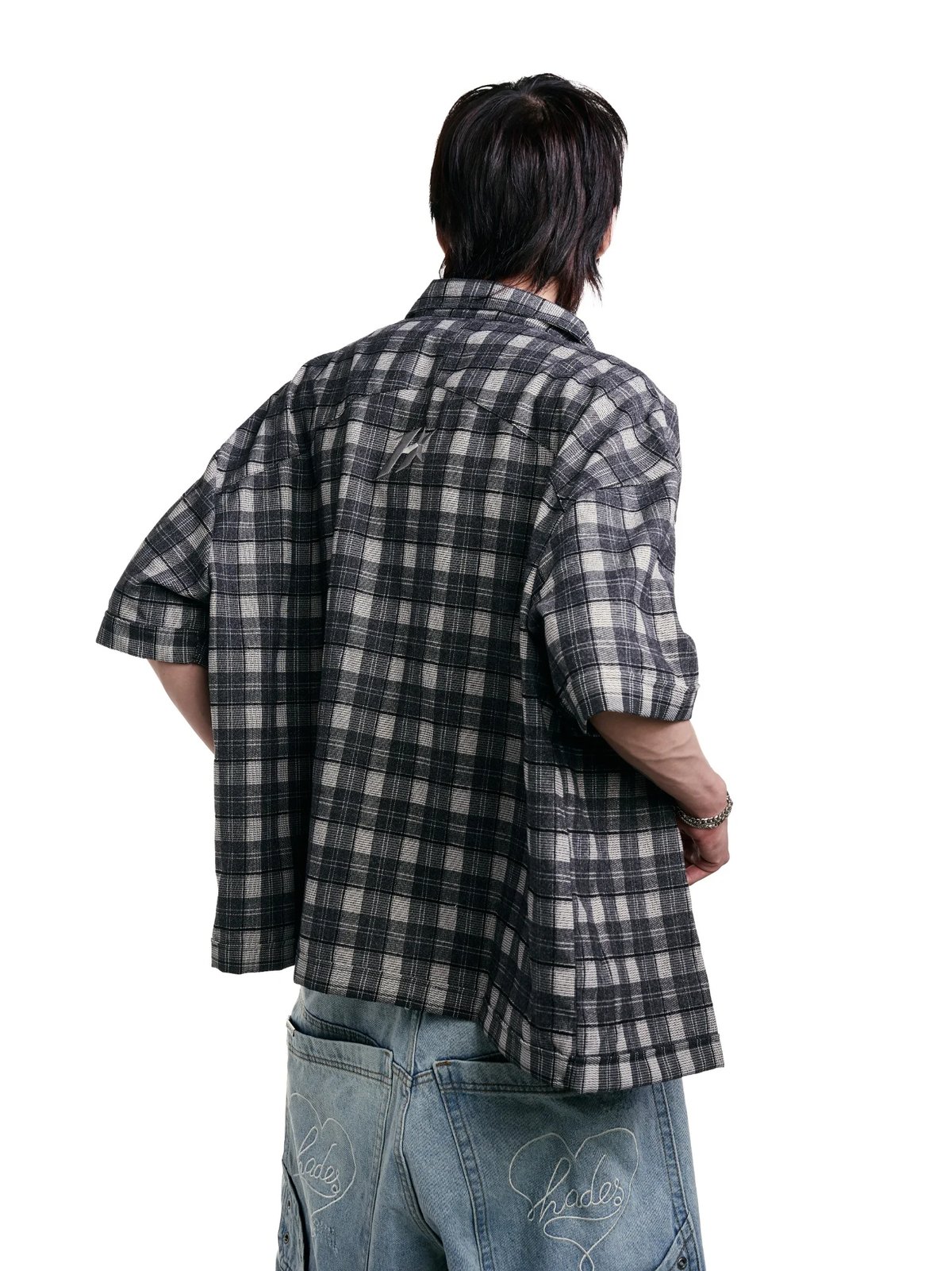 HADES Heartlock Checkered Short Sleeve Shirt