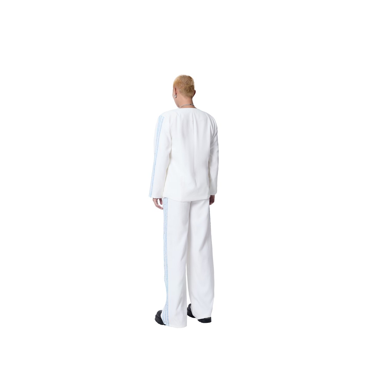 DUUSTU E Ấp Couple Look Collection 1 Pants - White