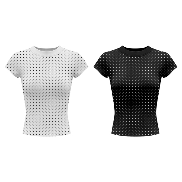 KILL SYSTEM Polka Dot Baby Tee 緊身波點短版 T-shirt
