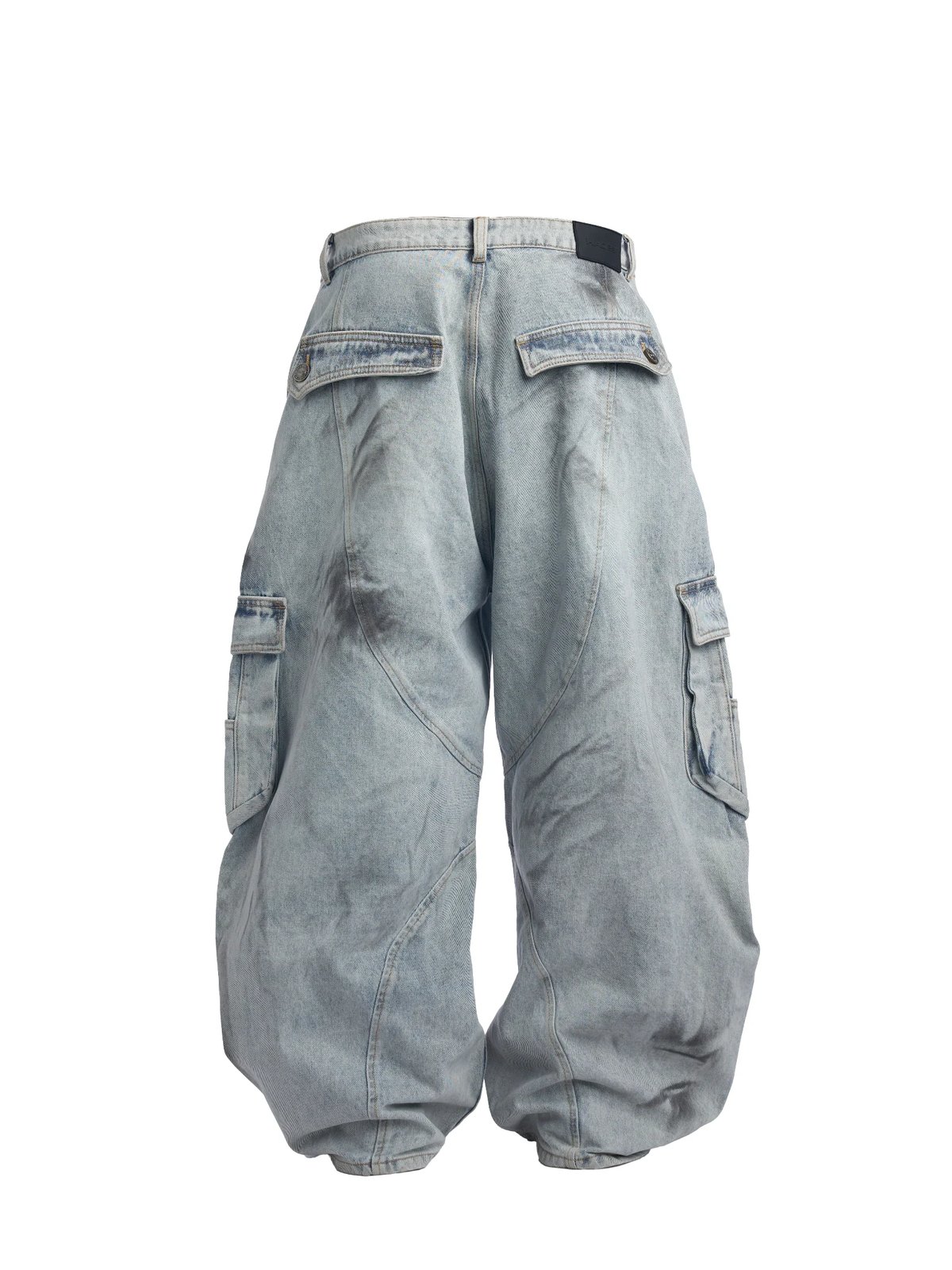 HADES Off Gray Wash 復古水洗工裝牛仔褲