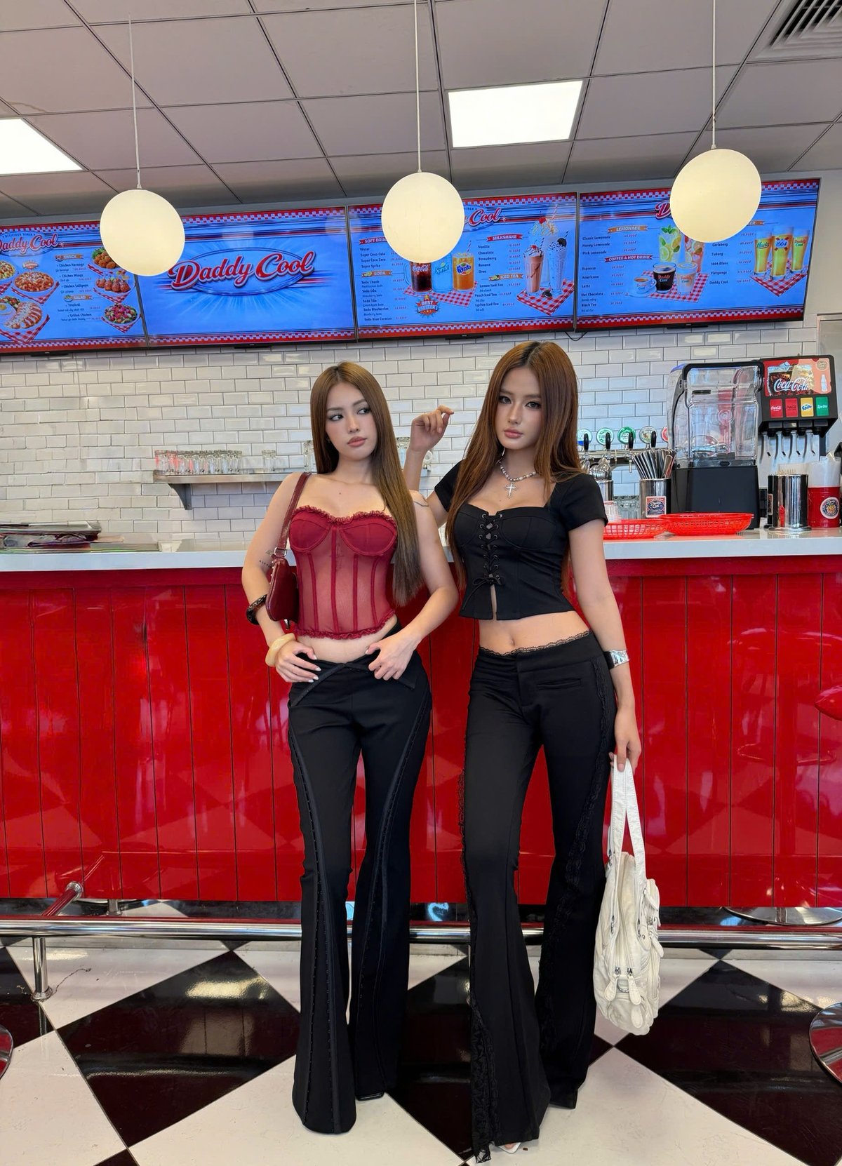 KILL SYSTEM REVICE Low Waist Flared Long Pants