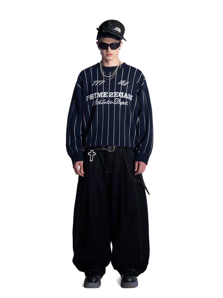 HADES PRIMES Stripe Knit Sweater