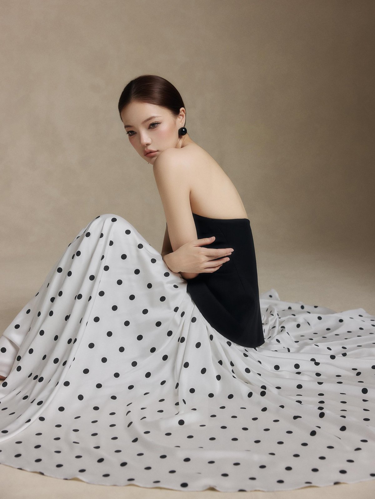 REDBEAN Polka Dot 系列波點長裙