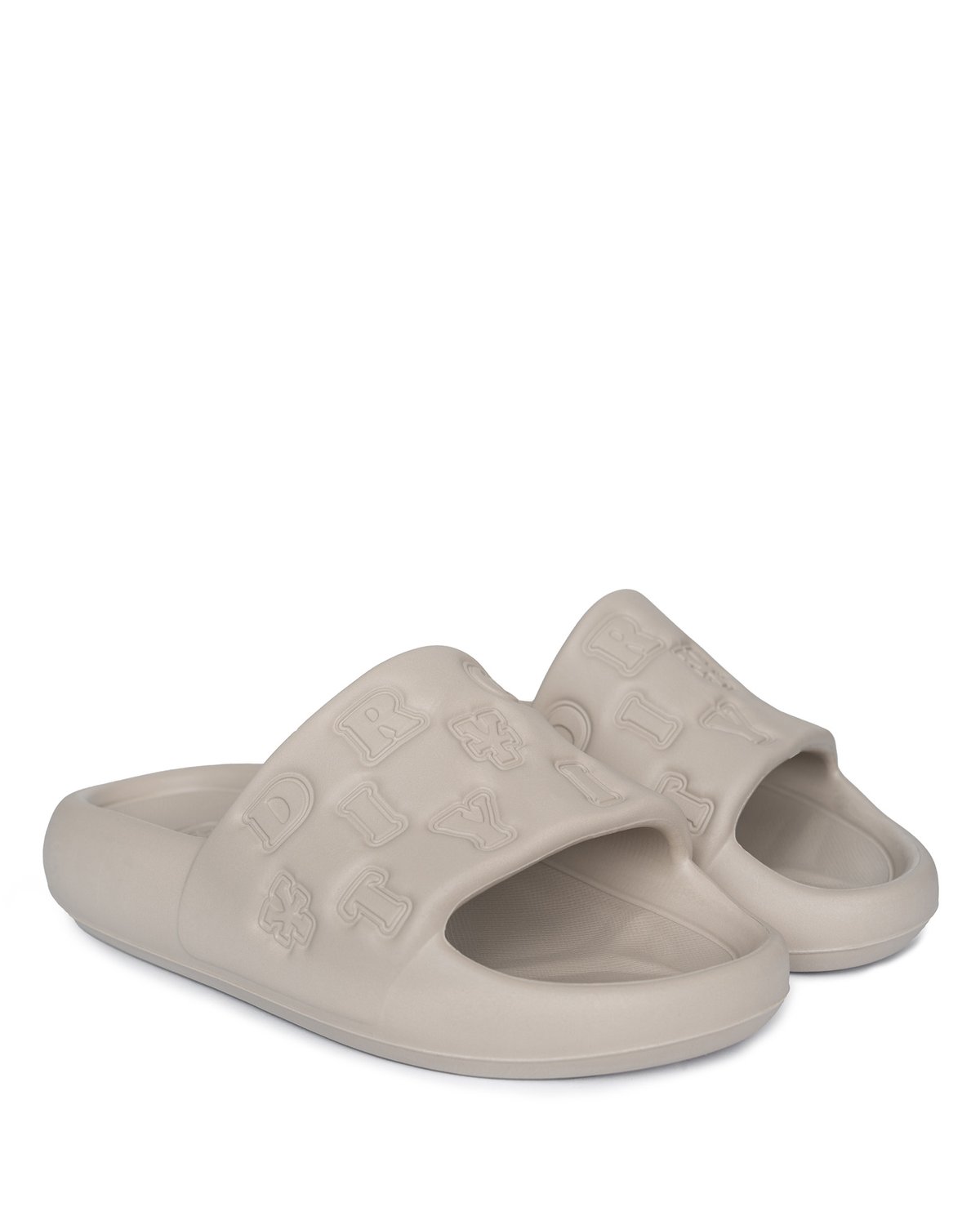 DirtyCoins Embossed Slides 壓紋運動拖鞋