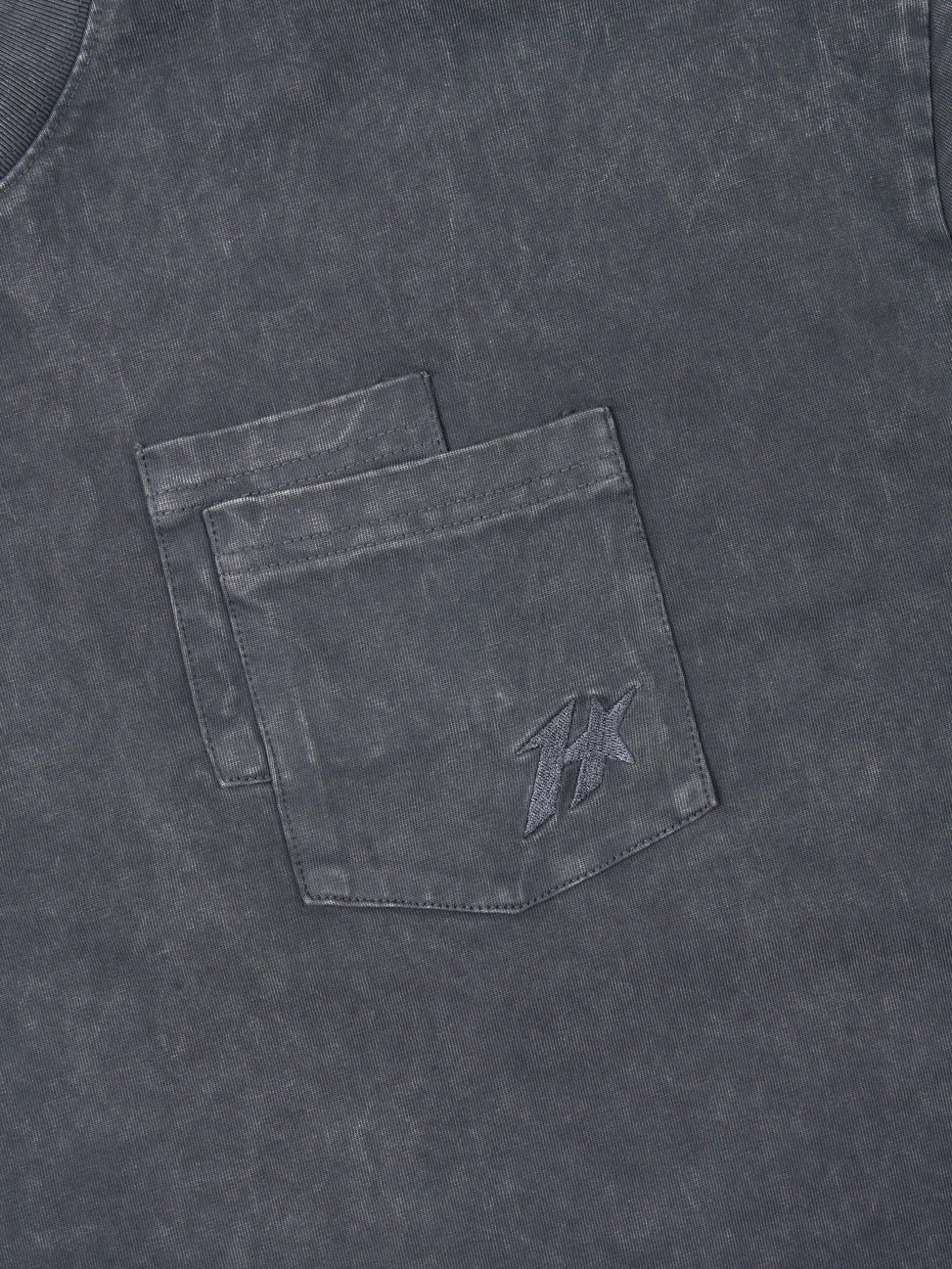 HADES Floral Pocket Tee - Grey Wash